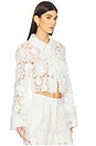 view 2 of 4 Audrey Lace Jacket in White