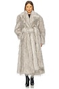 view 2 of 4 x REVOLVE Duke Faux Fur Coat in White & Grey