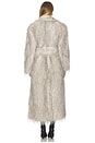 view 4 of 4 x REVOLVE Duke Faux Fur Coat in White & Grey