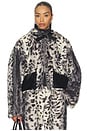 view 2 of 5 Hesse Faux Fur Leopard Jacket in Leopard Black & White