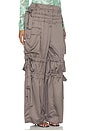 view 2 of 6 Odin Satin Trousers in Steel Grey