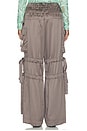 view 5 of 6 Odin Satin Trousers in Steel Grey