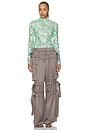 view 6 of 6 Odin Satin Trousers in Steel Grey