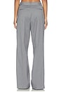 view 6 of 7 Rune Grey & White Pin Stripe Trousers in Grey & White