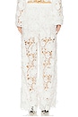 view 4 of 6 Adrian Floral Lace Pants in White