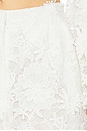 view 6 of 6 Adrian Floral Lace Pants in White