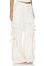view 2 of 6 PANTALÓN CON TRABILLAS ODIN  in Cream