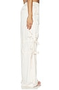 view 3 of 6 PANTALÓN CON TRABILLAS ODIN  in Cream