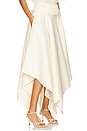 view 2 of 6 Vera Satin Skirt in Cream