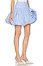 view 2 of 6 Brianna Mini Skirt in Blue Stripe
