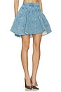 view 2 of 6 Kalle Denim Godet Skirt in Sky Blue Denim