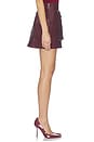 view 4 of 6 Cherry Skirt in Burgundy