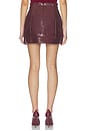 view 5 of 6 Cherry Skirt in Burgundy