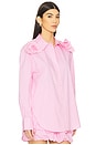 view 2 of 5 FLOR 탑 in Pink Spinal Stripe