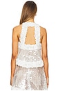 view 3 of 5 Lola Sequin Top in Pearl