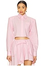 view 1 of 5 Randall Long Sleeve Top in Blush Stripe