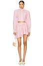 view 4 of 5 Randall Long Sleeve Top in Blush Stripe