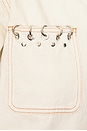 view 5 of 5 x REVOLVE Cam Denim Shirt With Modified Rings in Cream
