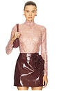 view 1 of 5 Bente Beaded Top in Mauve