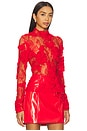 view 2 of 5 Freja Lace Top in Red
