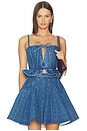view 1 of 4 Carmi Denim Top in Blue Denim