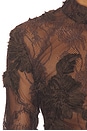 view 6 of 5 Freja Lace Top in Brown