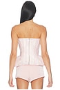 view 4 of 5 Emmi Strapless Structured Top in Pink