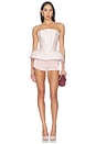 view 5 of 5 Emmi Strapless Structured Top in Pink