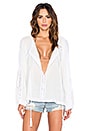 view 1 of 4 Giza Boho Blouse in White & White