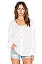 view 2 of 4 Giza Boho Blouse in White & White