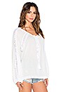 view 3 of 4 Giza Boho Blouse in White & White