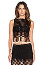 view 1 of 5 Gypsy Top With Shells in Black