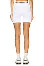 view 4 of 6 Barre Seamless Short in White & Black