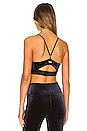 view 3 of 4 Velvet Sports Bra in Charcoal