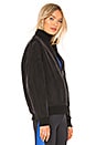 view 3 of 5 Arcs Reversible Bomber Jacket in Black