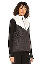 view 4 of 6 Reversible Ski Vest in Black & Cream