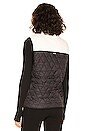 view 5 of 6 Reversible Ski Vest in Black & Cream