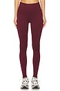 view 1 of 6 Barre Legging in Burgundy