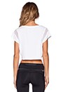 view 3 of 4 Crop Tee in White