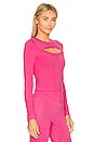 view 2 of 4 Slash Seamless Long Sleeve in Pink Punch