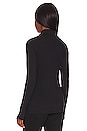 view 3 of 4 Race Turtleneck in Black & Mocha