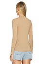 view 3 of 4 Cashmere Crew Neck Tee in Camel