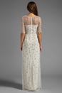 view 4 of 6 Sapphire Long Dress en Ivory/Silver in Ivory & Silver