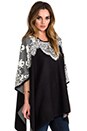 view 2 of 5 Wisp Pancho in Black Mix