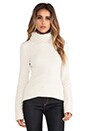 view 1 of 4 Honeycomb Turtleneck Tunic in Ivory