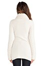view 3 of 4 Honeycomb Turtleneck Tunic in Ivory