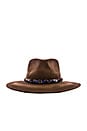 view 3 of 3 Timber Hat in Brown