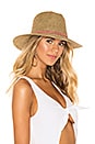 view 1 of 3 Kenzie Hat in Antique Gold & Pink