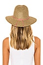 view 2 of 3 Kenzie Hat in Antique Gold & Pink