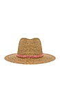 view 3 of 3 Kenzie Hat in Antique Gold & Pink